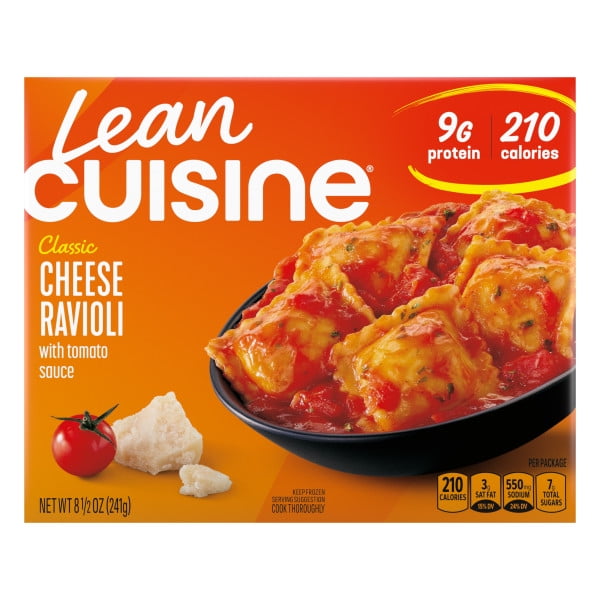 Lean Cuisine Frozen Cheese Ravioli Meal with Tomato Sauce, Protein