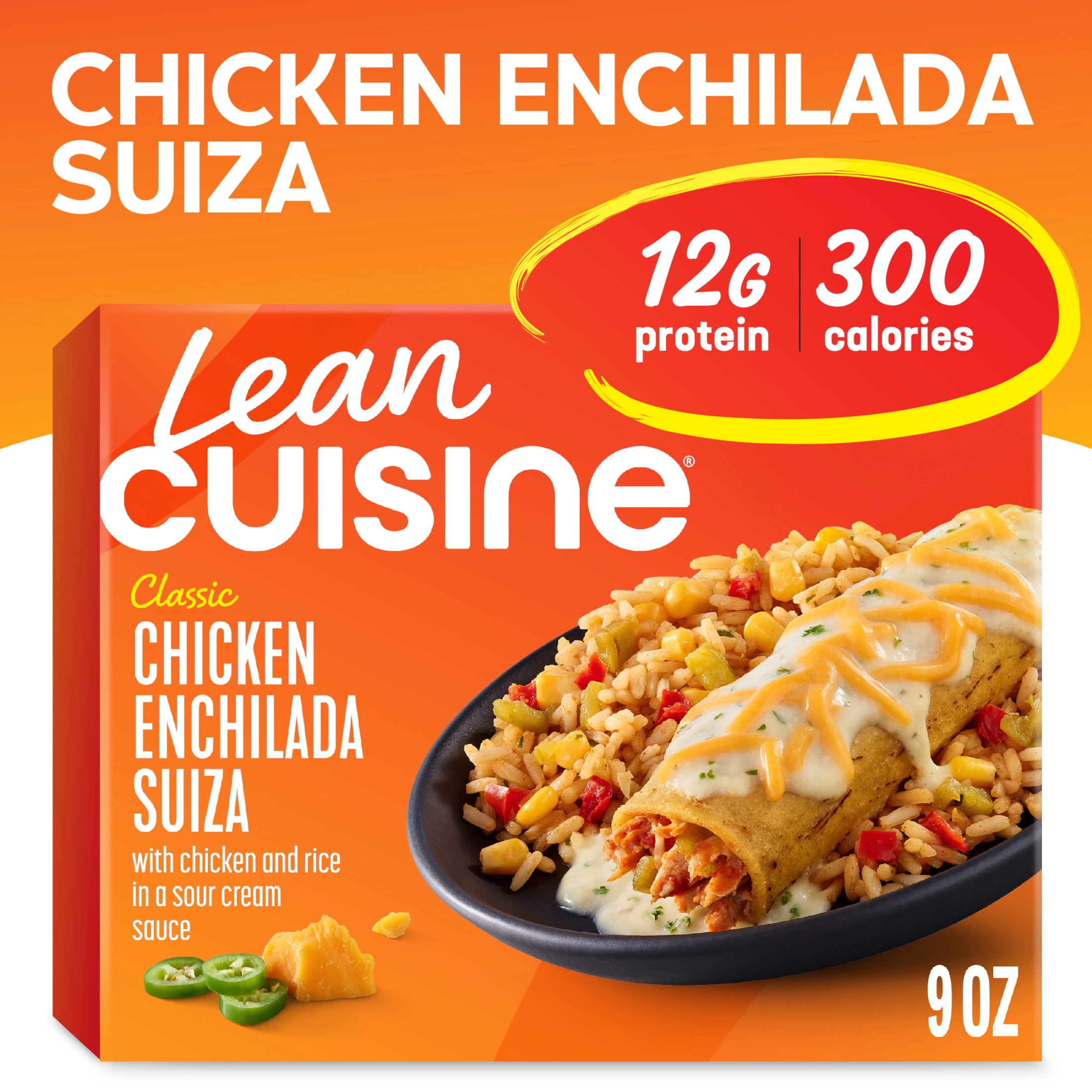 Lean Cuisine Chicken Enchilada Suiza Microwave Meals for Lunch or