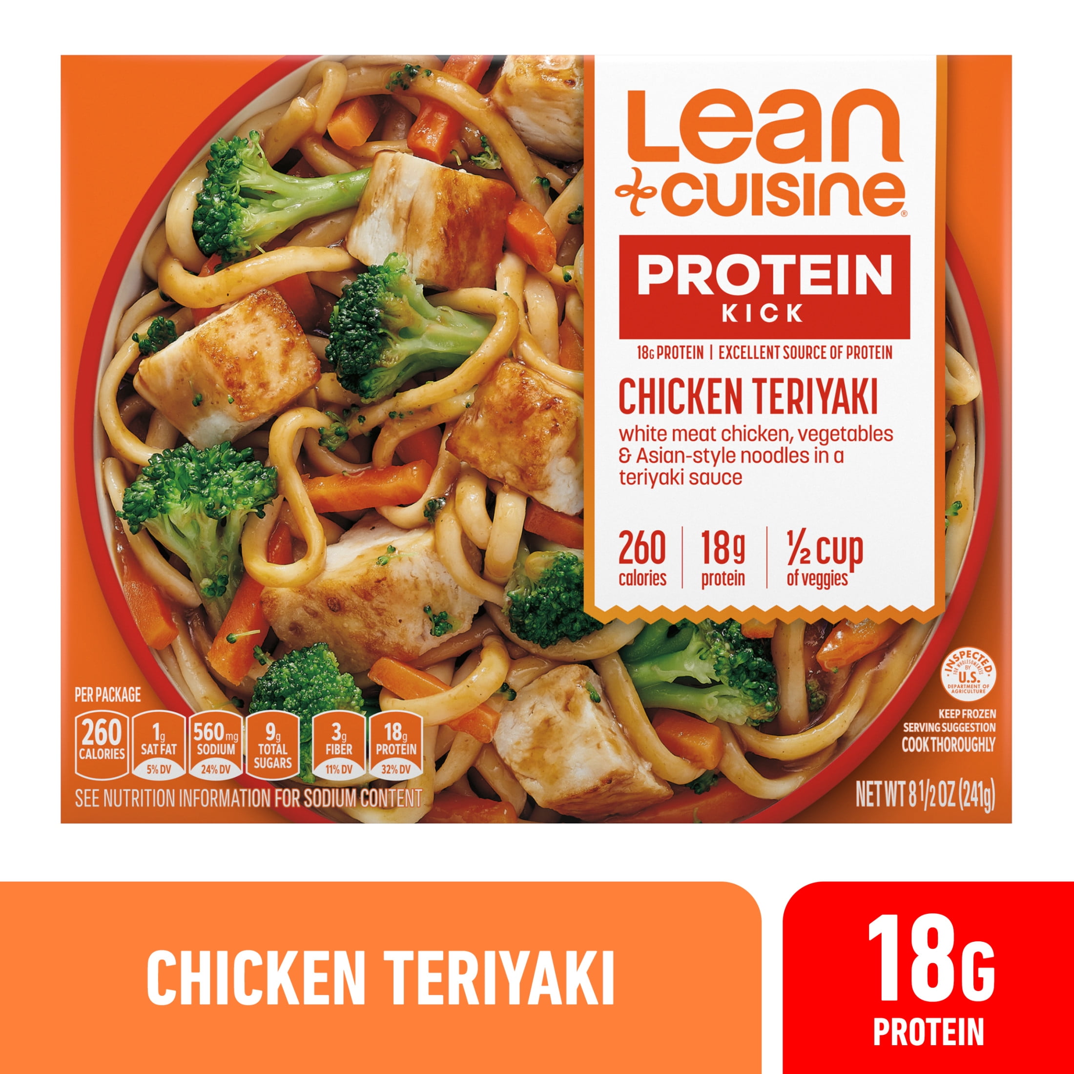 Lean Cuisine Chicken Teriyaki Bowls Microwavable Meals for Lunch or Dinner, 11 oz (Frozen)