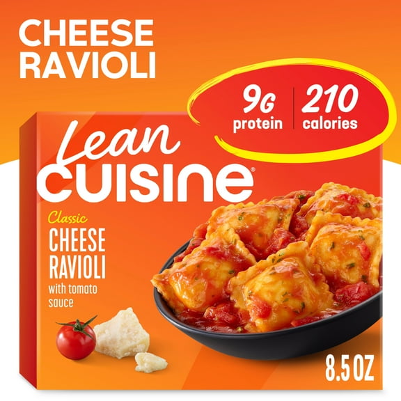 Lean Cuisine Cheese Ravioli Microwave Meals for Lunch or Dinner, 8.5 oz (Frozen)