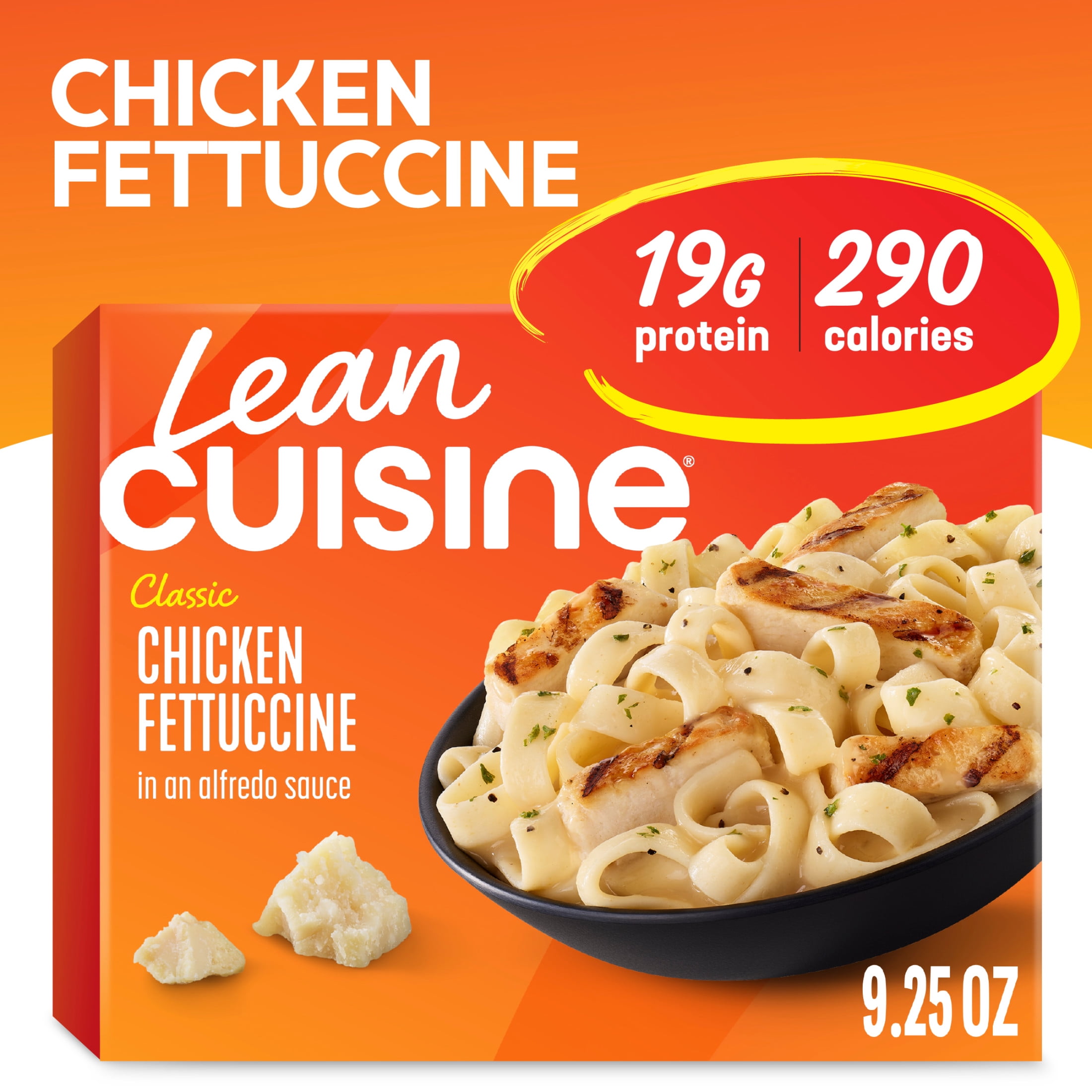 Lean Cuisine Chicken Fettuccine Microwave Meals for Lunch or Dinner, 9.25 oz (Frozen)