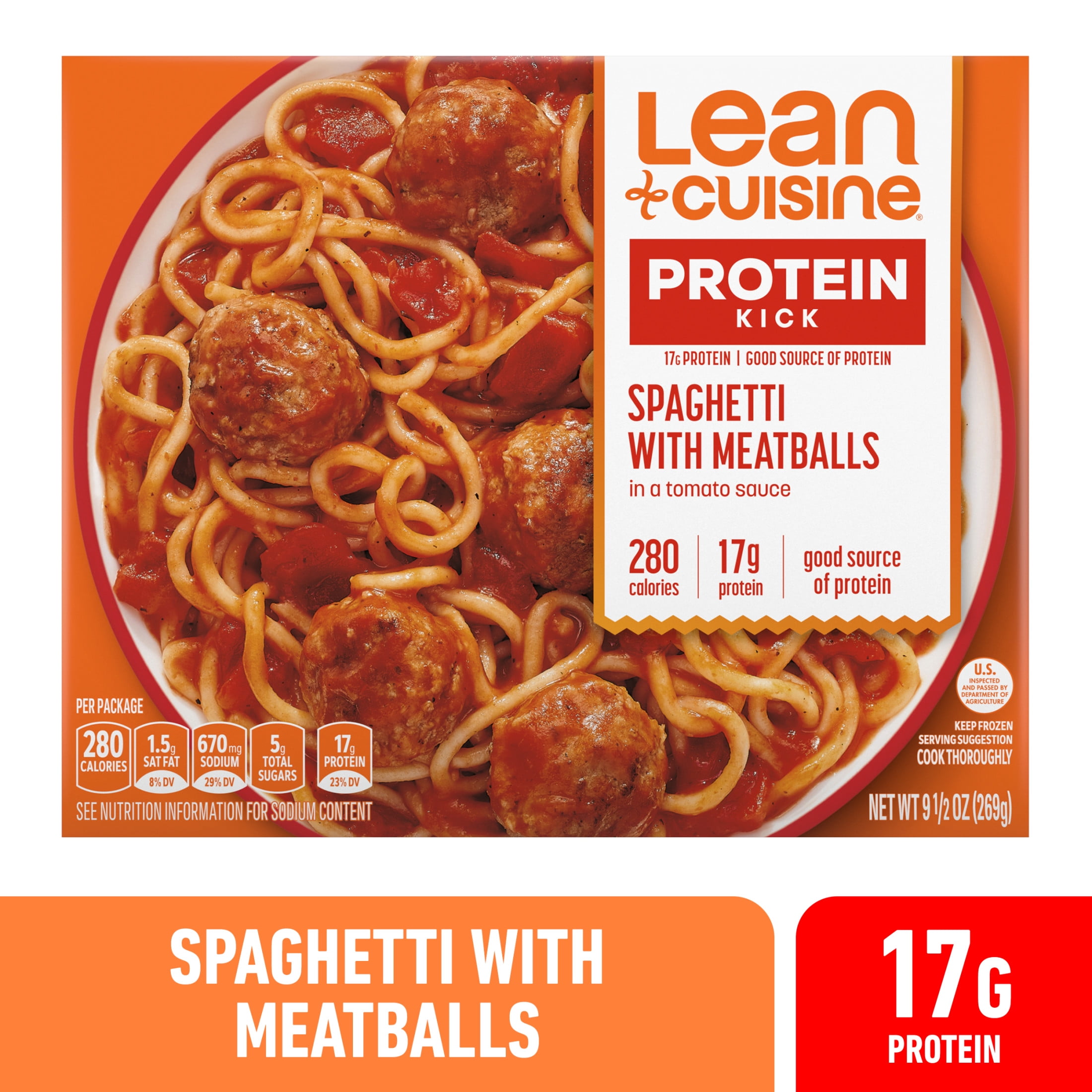 Lean Cuisine Favorites Spaghetti Meal, 9.5 oz (Frozen)