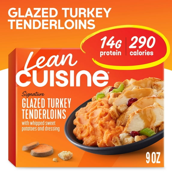 Lean Cuisine Turkey Tenderloins Microwave Meals for Lunch or Dinner, 9 oz (Frozen)