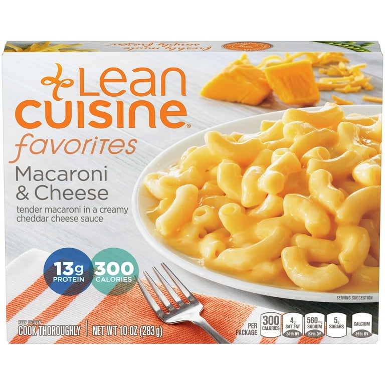 Lean Cuisine Healthy Frozen Macaroni & Cheese Meals, 10 oz, Pack