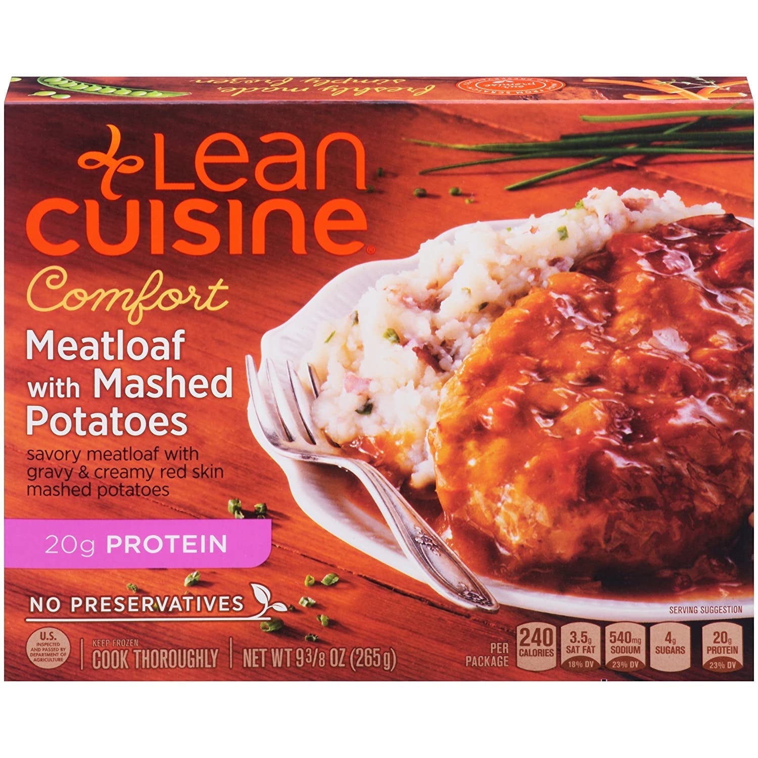 Lean Cuisine Meatloaf Meal 9.375 oz, Pack of 12
