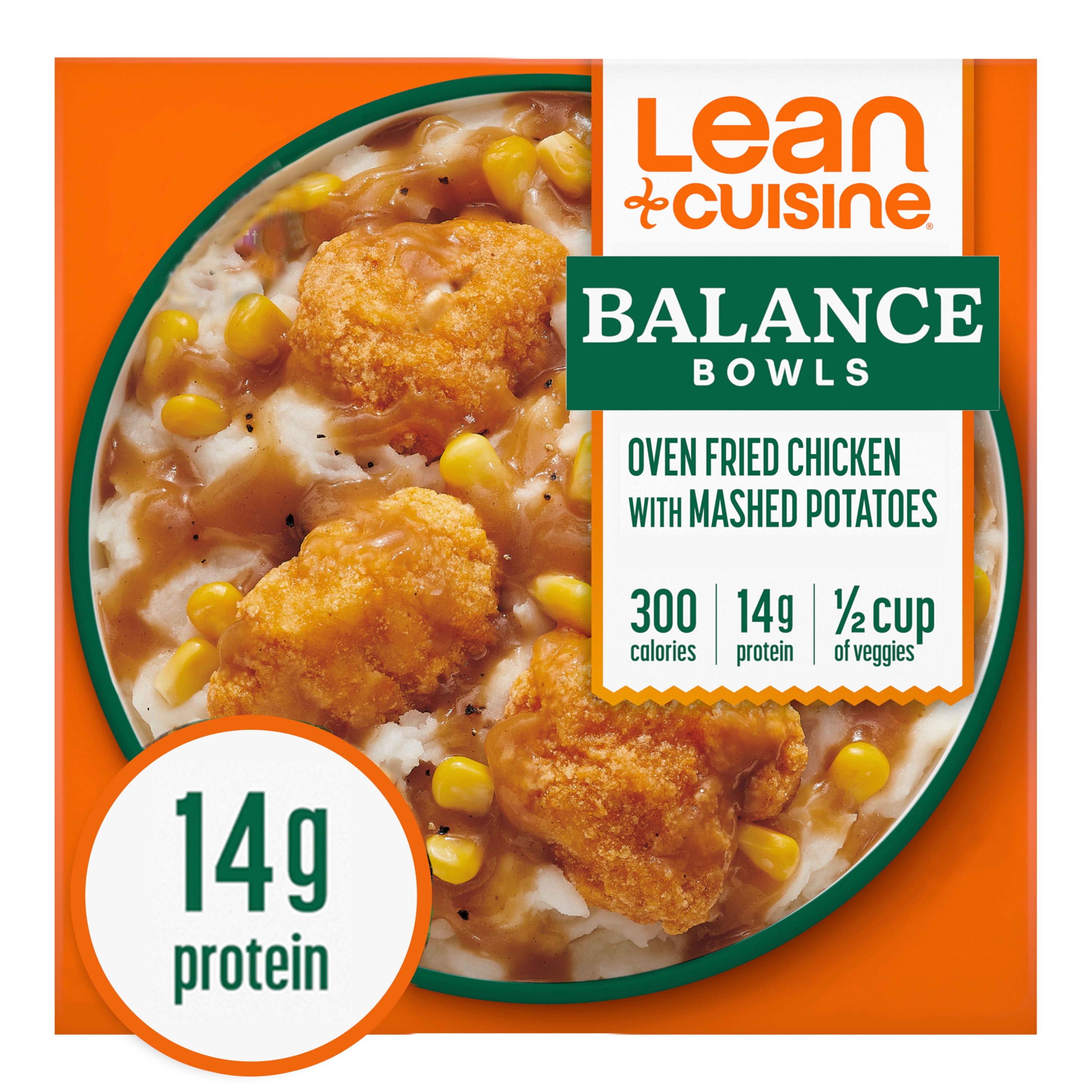 Lean Cuisine Oven Fried Chicken Bowls Meal, 10.5 oz (Frozen)