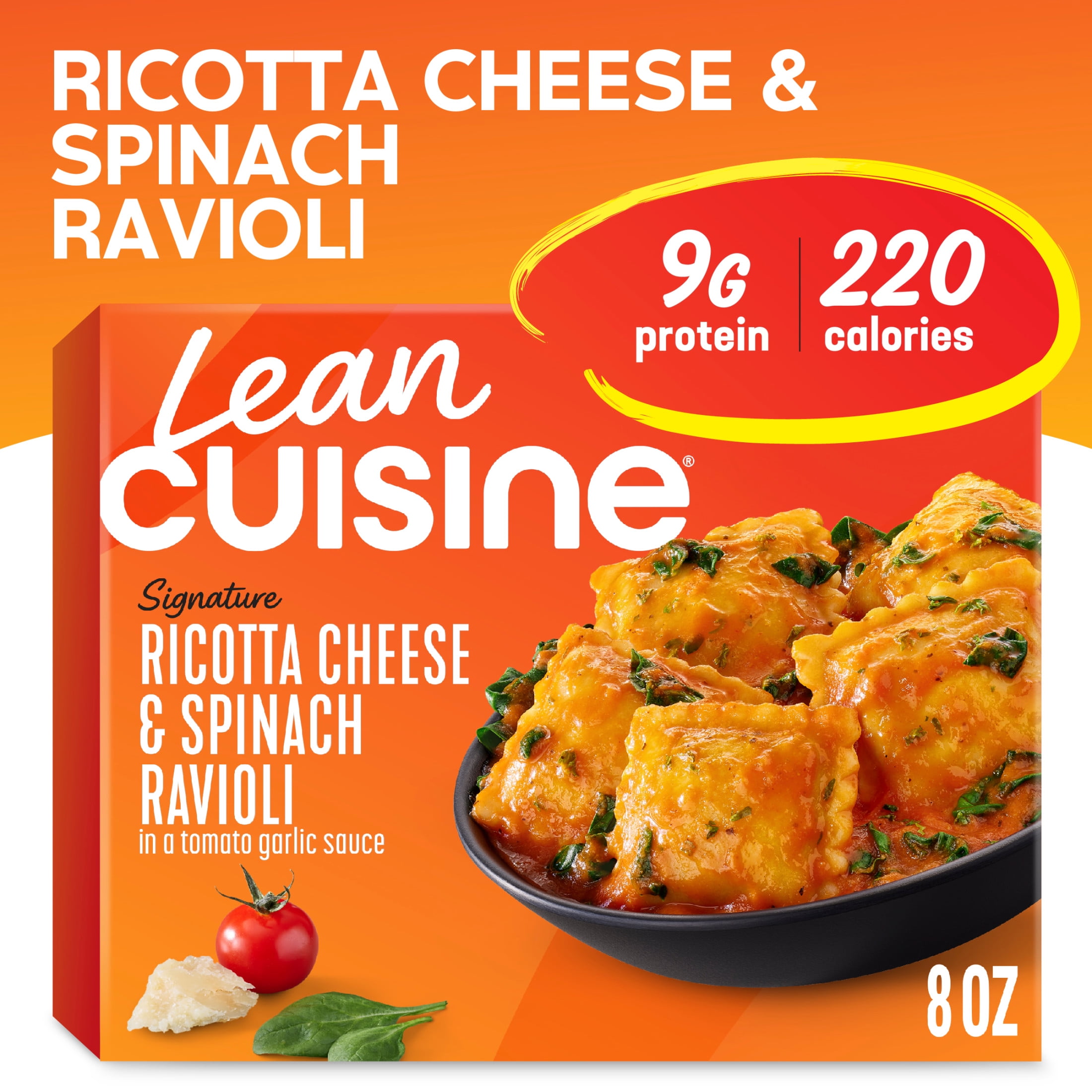 Lean Cuisine Ricotta Cheese and Spinach Ravioli Microwave Meals for ...