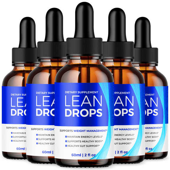 Lean Drops Advanced Health and Fitness Support Supplement with Natural Ingredients 150 Servings