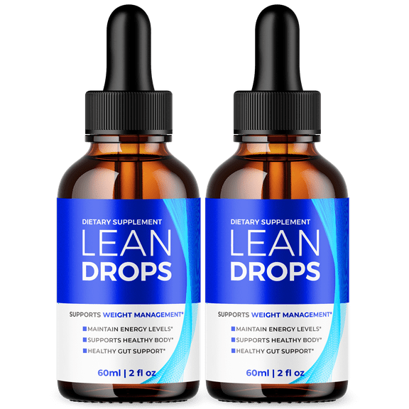 Lean Drops Advanced Health and Fitness Support Supplement with Natural Ingredients 60 Servings