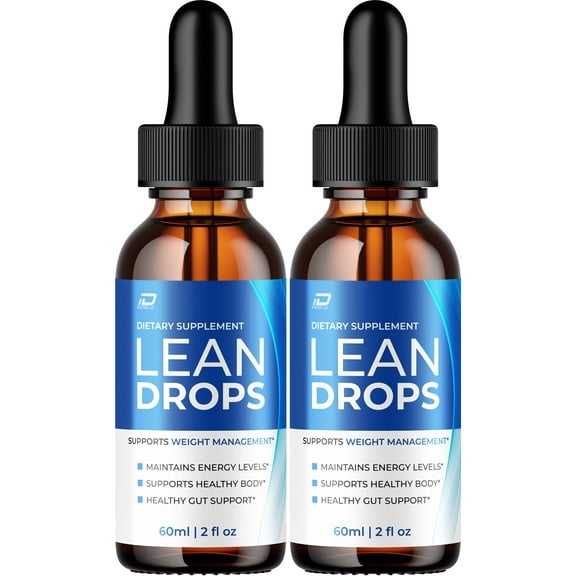 Lean Drops – LeanDrops Extra Strength All Natural Healthy Organic Support, 2 Pack, 2 Month Supply