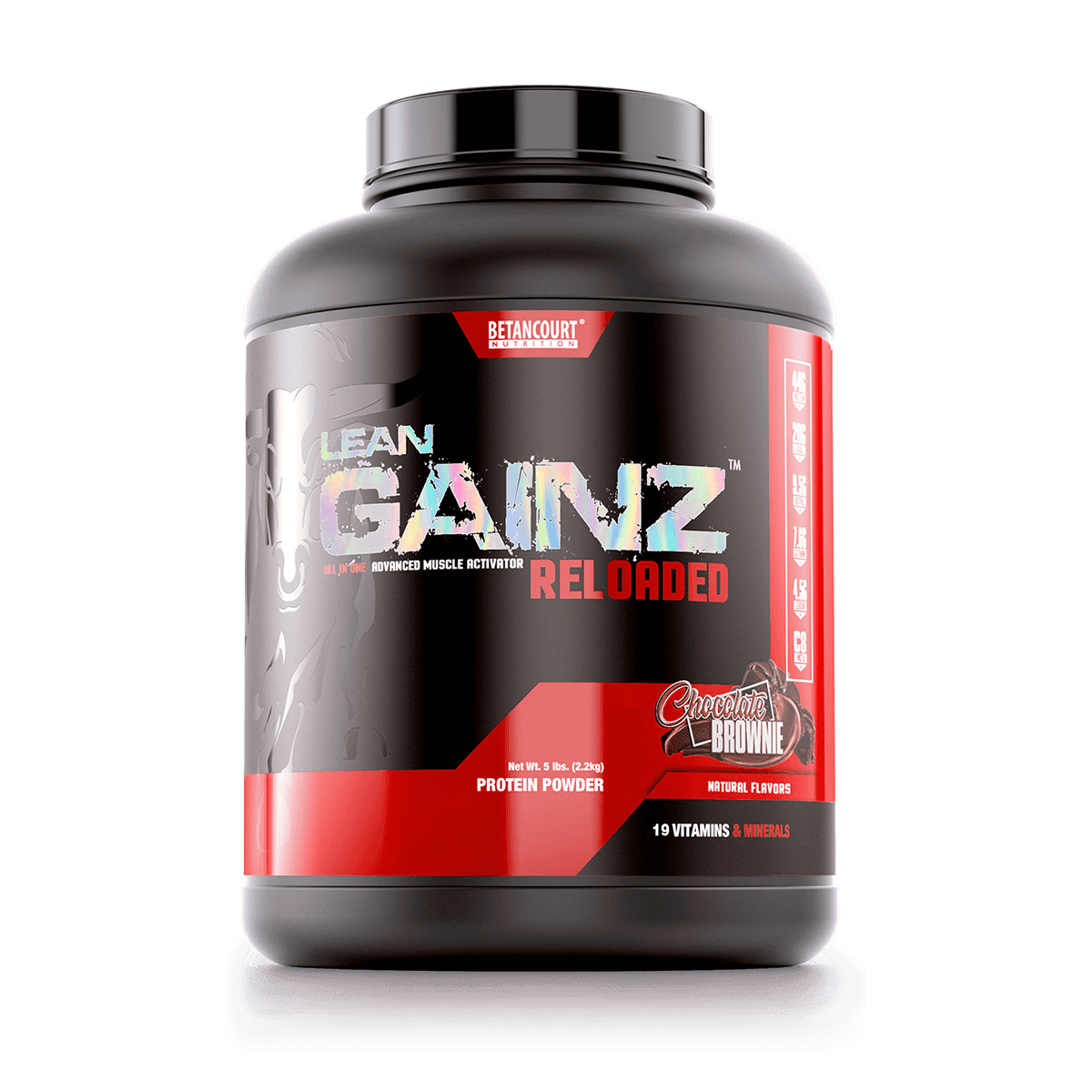 Lean Gainz Reloaded, Advanced Muscle Activator, Chocolate Brownie