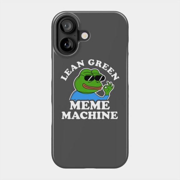 Lean Green Meme Machine Funny Quote Graphic Case for Apple iPhone 11 to 17