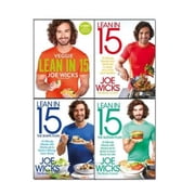 Lean In 15 Complete 4 Book Set by Joe Wicks &ndash; Shift, Shape, Sustain & Veggie Plan Fitness Cookbook Collection