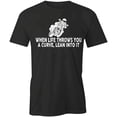 thumbnail image 1 of Lean Into It T-Shirt | Cool Motorcycle Black Tee Gift, 1 of 5