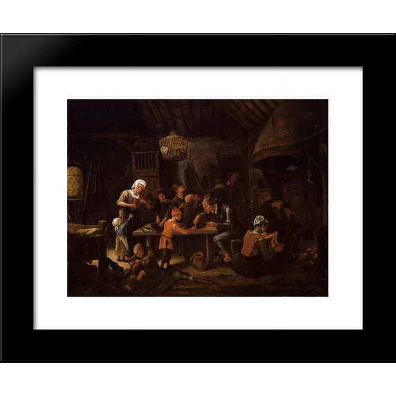 Lean Kitchen 20x24 Framed Art Print by Jan Steen