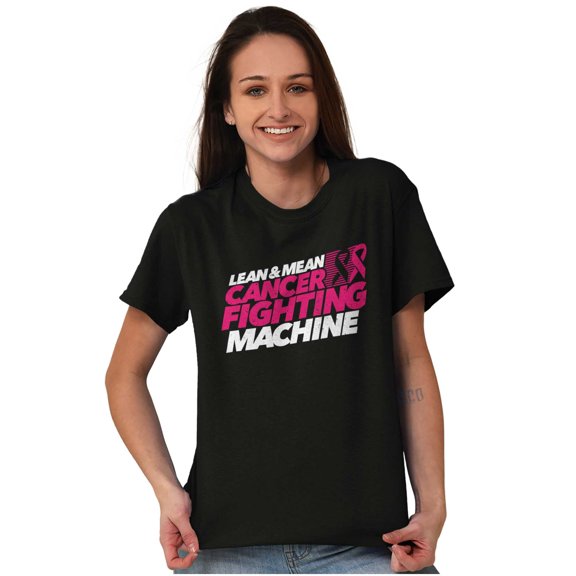 Lean Mean Cancer Fighting Machine BCA Women's Graphic T Shirt Tees Brisco Brands X