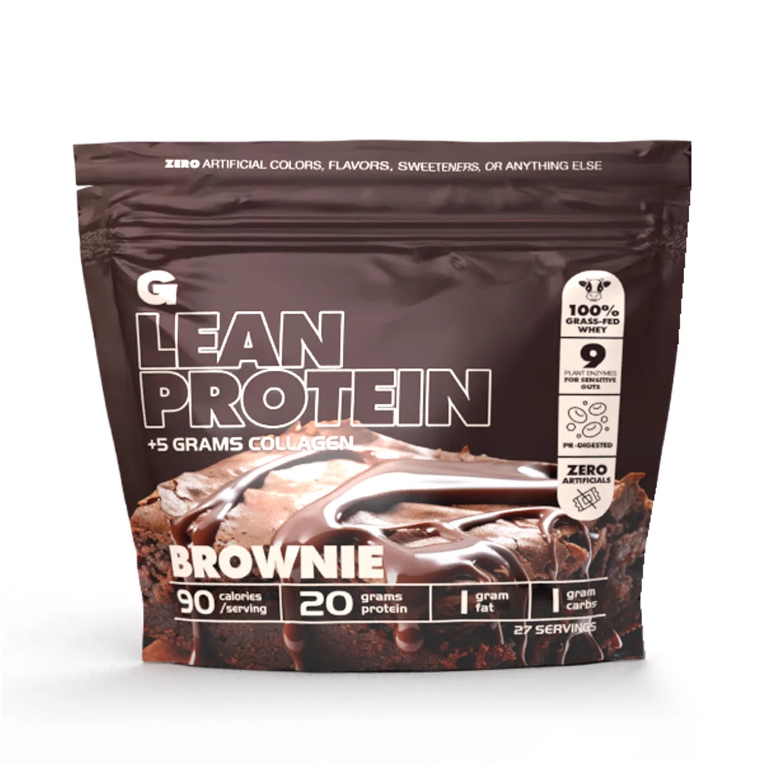Gains in Bulk - Lean Protein | Brownie