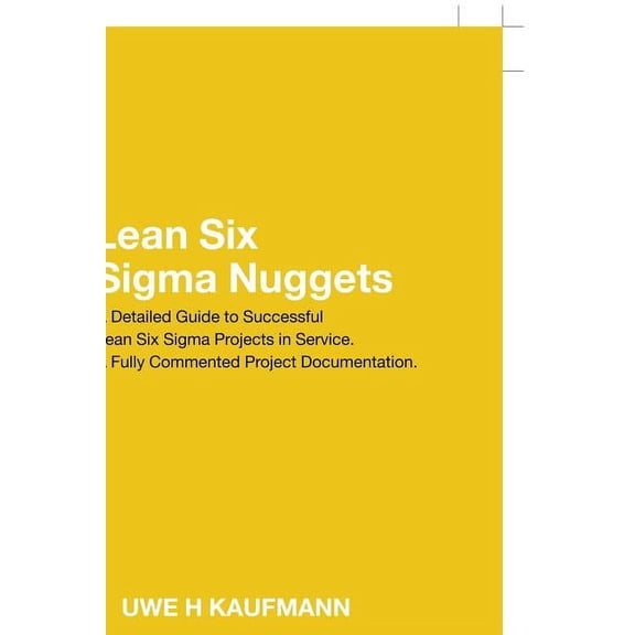 Lean Six Sigma Nuggets : A Fully Commented Project Documentation
