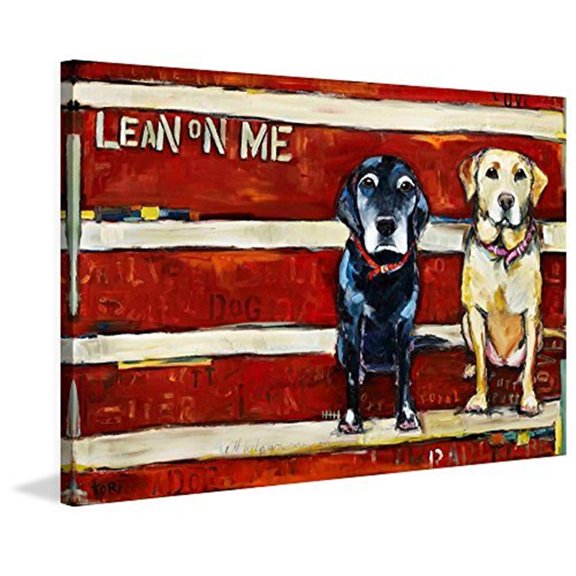 Lean on Me Painting Print on Wrapped Canvas