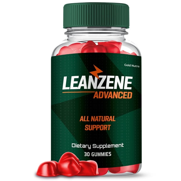 LeanZene Advanced ACV Gummies, Premium Formula Supplement, 1 Month Supply (1 Pack)