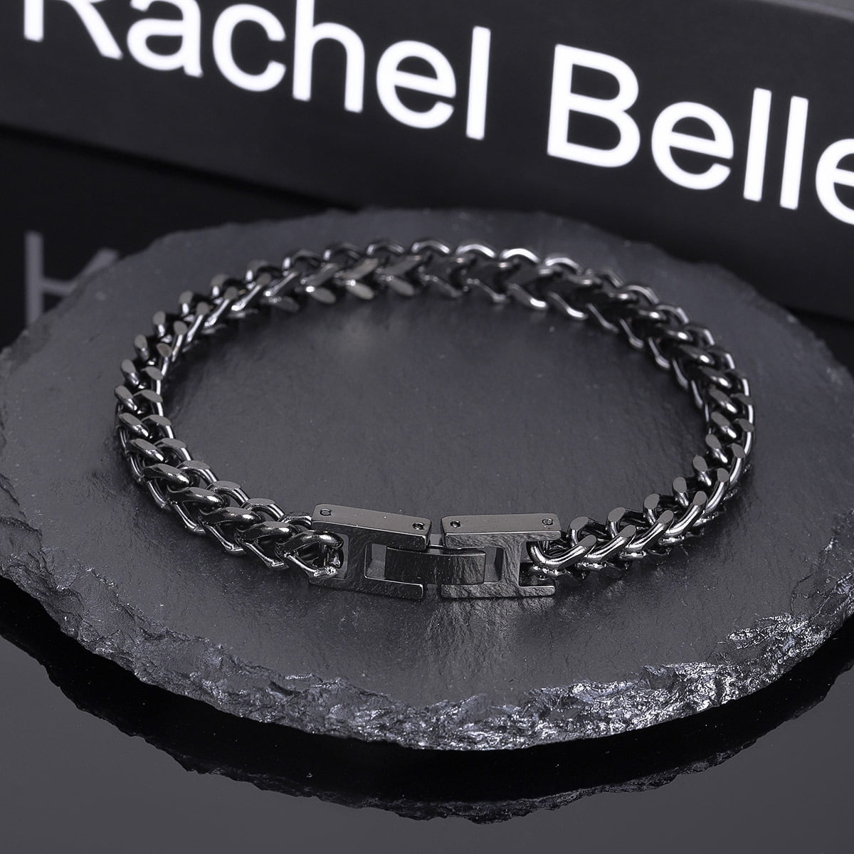 Brand New Summer Men's Hip-Hop Style Stainless Steel Cuban Chain Bracelet with Stylish Folding Clasp, Franco Bracelet
