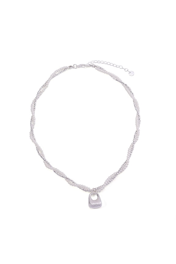 925 sterling silver retro handbag necklace, extremely luxurious, simple and stylish, perfect for a variety of clothing collocation, suitable for daily commuting