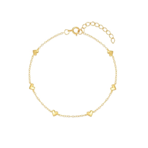 Leander Birthstone Bracelets for Women, 925 Sterling Silver Dainty Simple Women Charm Link Bracelet, Birthday Anniversary Jewelry Gifts for Women Wife Mom Her