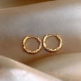 thumbnail image 1 of Leander Stylish and Elegant Women's Copper-Gold Plated Earrings, 1 of 5