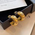 thumbnail image 1 of Leander Stylish and Elegant Women's Copper-Gold Plated Earrings, 1 of 6