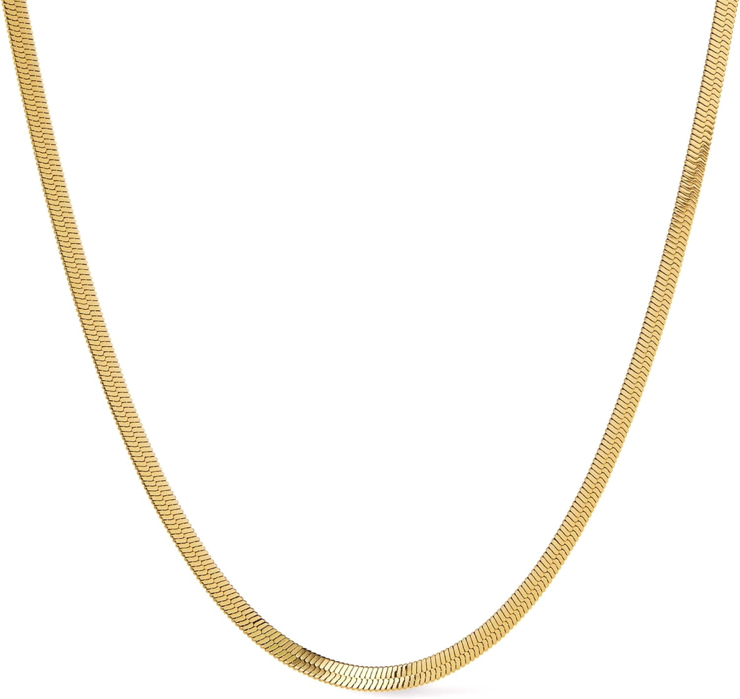 Leander Gold Chain Necklaces for Women - 14K Gold Plated, Hypoallergenic Jewelry - Dainty, Layering & Trendy Necklace Styles with Herringbone & Paperclip Designs Jewelry Assorted Styles