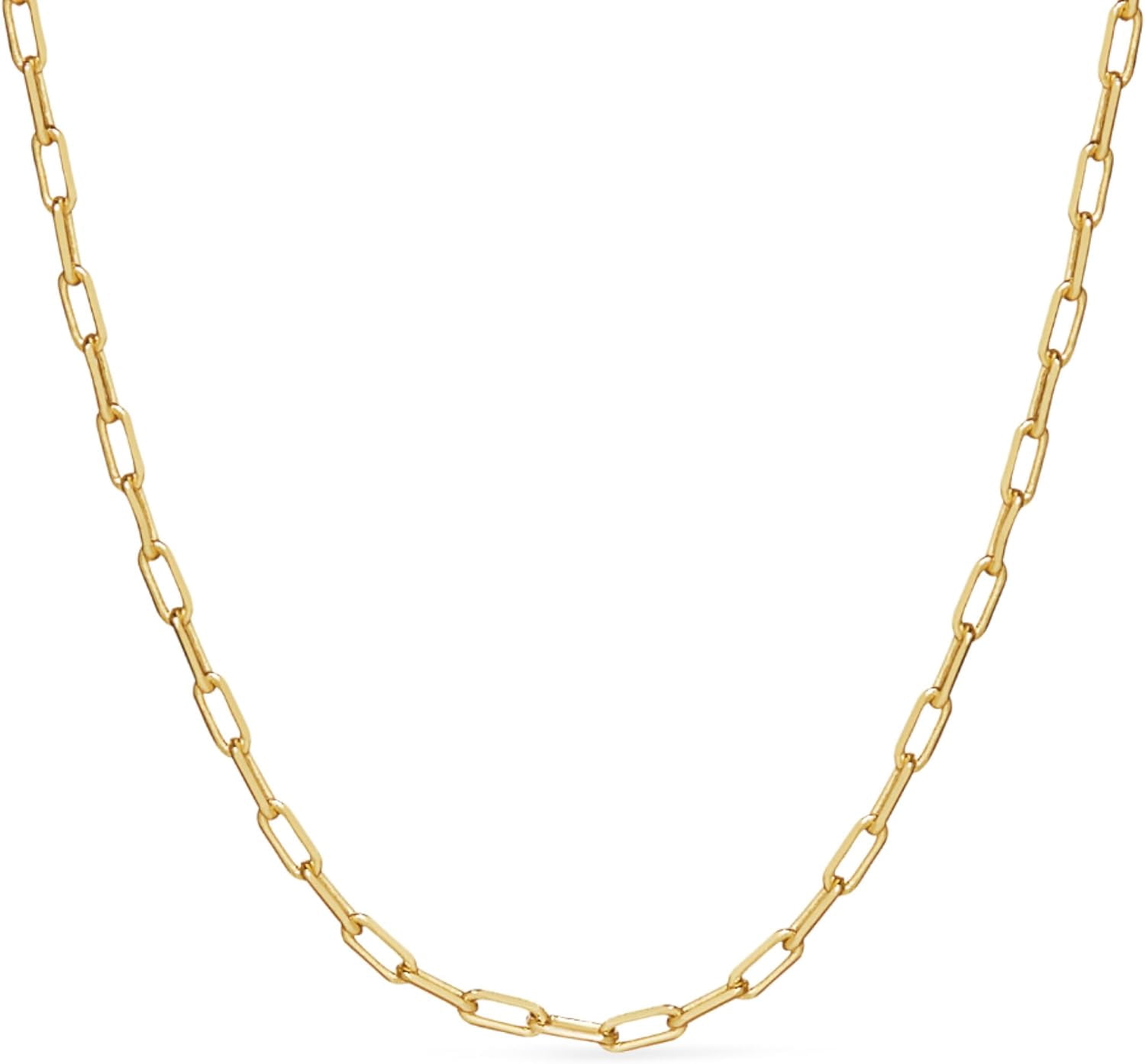 Leander Gold Chain Necklaces for Women - 14K Gold Plated, Hypoallergenic Jewelry - Dainty, Layering & Trendy Necklace Styles with Herringbone & Paperclip Designs Jewelry Assorted Styles