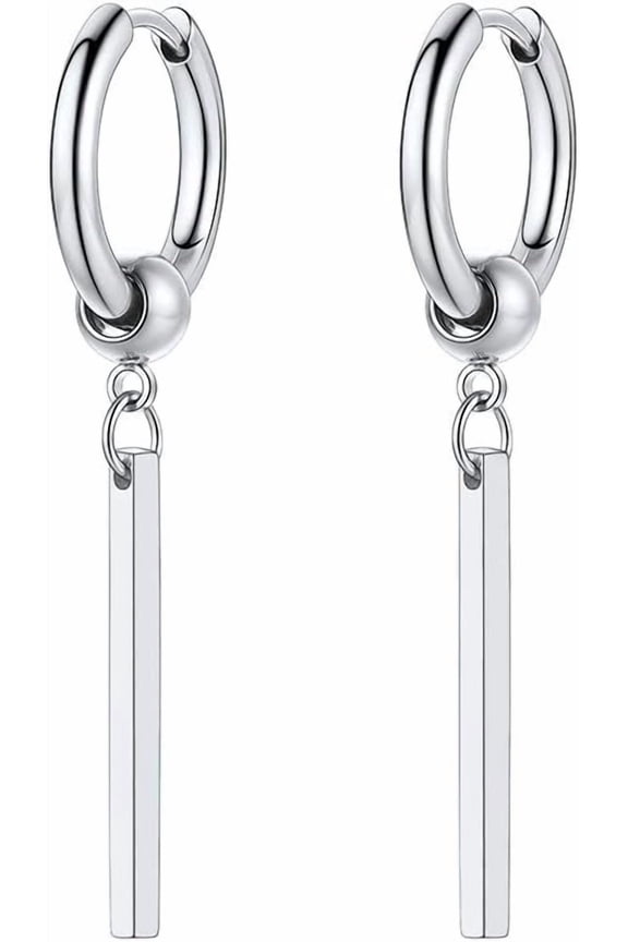 Lightning Bolt Dangle Earrings 14K Gold Plated 5A+ Cubic Zirconia Hanging Hoop Lightning Drop Cool Dangling Earrings For Men Women Trendy