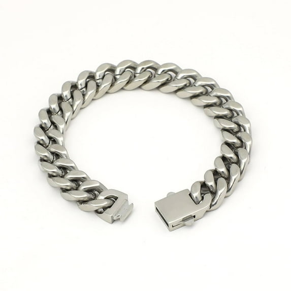 Leander Stylish Statement Necklace/Bracelet | 7-13mm Width | Sizes 6.5-8mm/8.5-24" Length