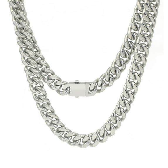 Leander Stylish Statement Necklace/Bracelet | 7-13mm Width | Sizes 6.5-8mm/8.5-24" Length