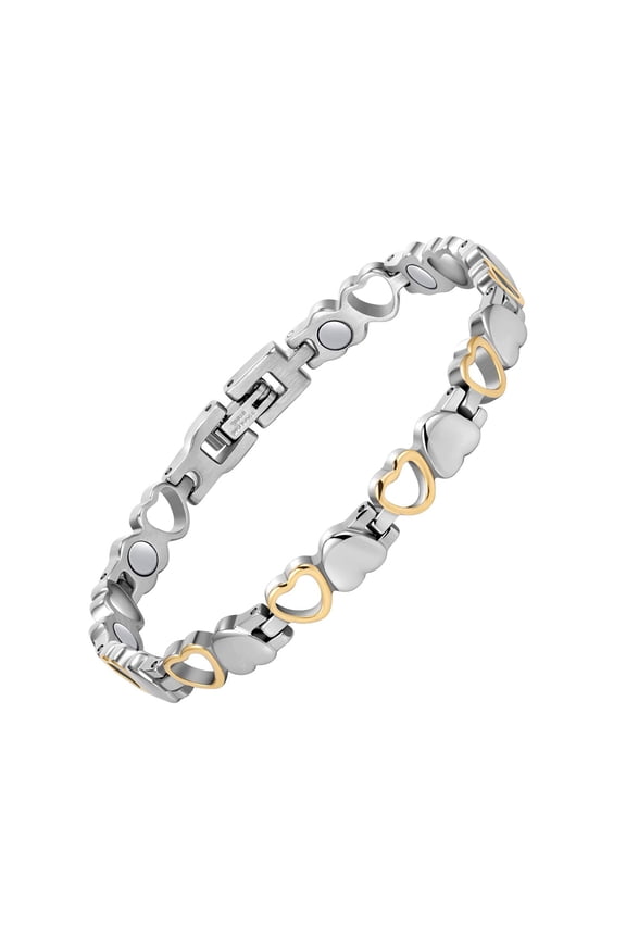 Super Magnetic Bracelet, designed for women, is a high-efficiency titanium steel magnetic bracelet with a built-in 3500 gauss magnet, making it an ideal choice for jewelry and gifts.