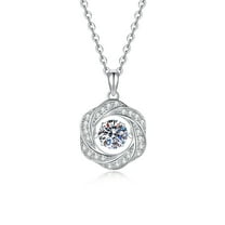 Leander's original S925 sterling silver beating heart necklace, featuring a circular lab-grown diamond, is a minimalist, high-end gift.