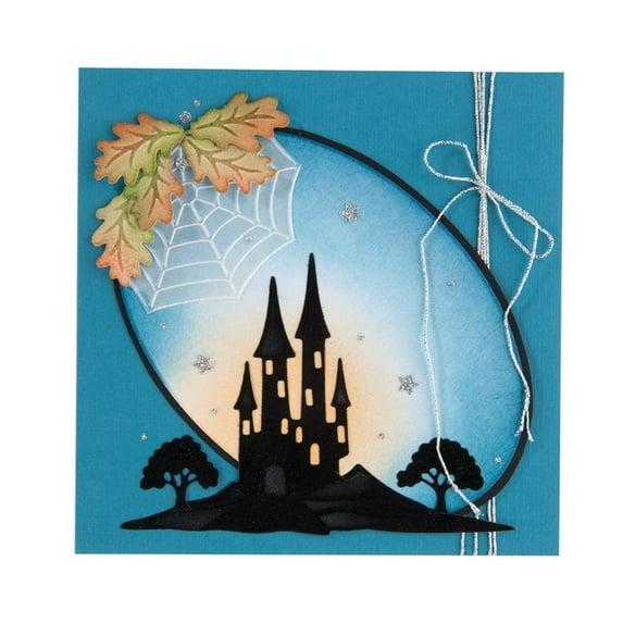Leane Creatief Lea'bilities Landscape castle, cut and embossing die.