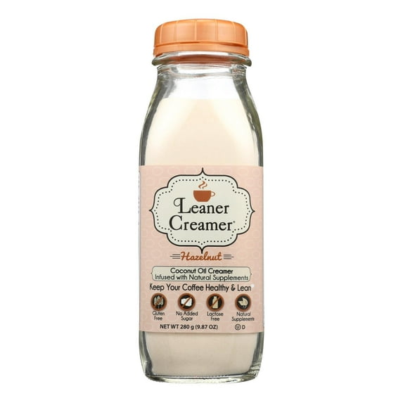 Leaner Creamer Coconut Oil Creamer Hazelnut Flavor