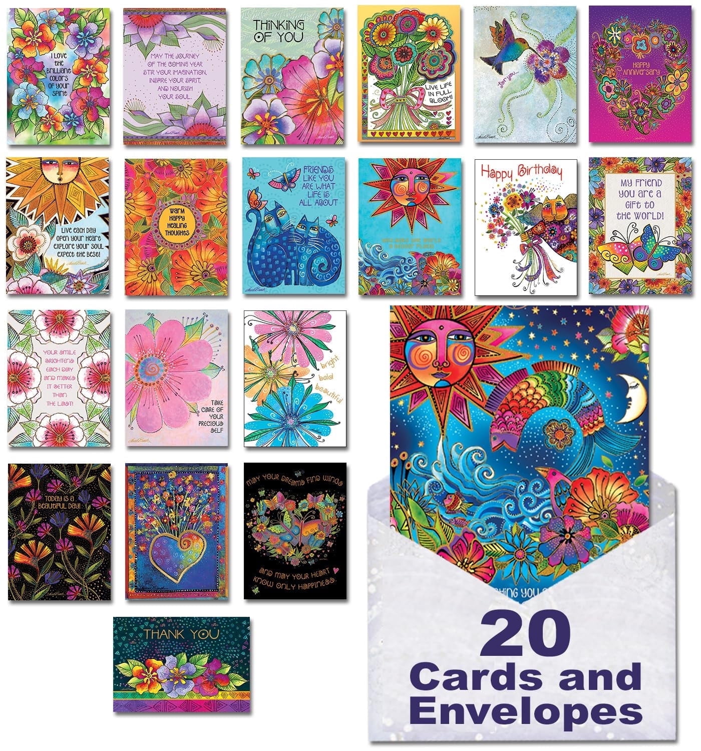 Leanin Box of  20 Leaning Tree Cards. From the early 2000\'s main image 2
