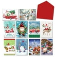 thumbnail image 1 of Leanin' Tree, Gnome for the Holidays, Boxed Christmas Cards, Assorted Christmas Cards, Christmas Cards Boxed with Envelopes, (20 Xmas Cards, 22 Envelopes), 1 of 9