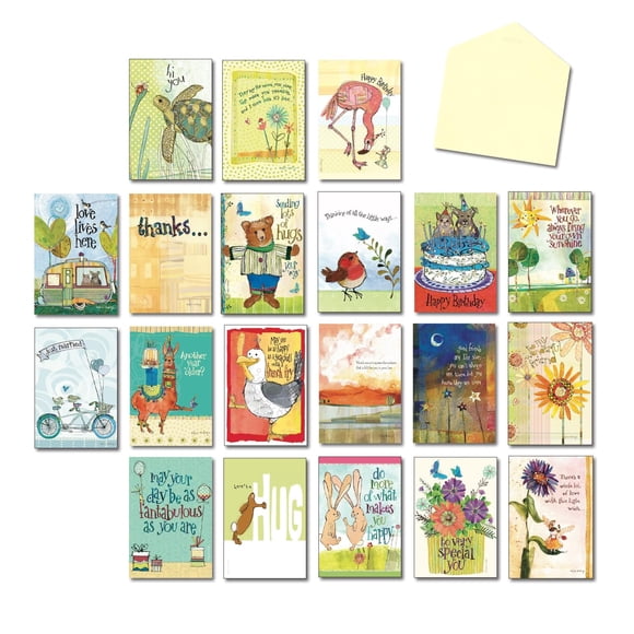 Leaning Tree Cards