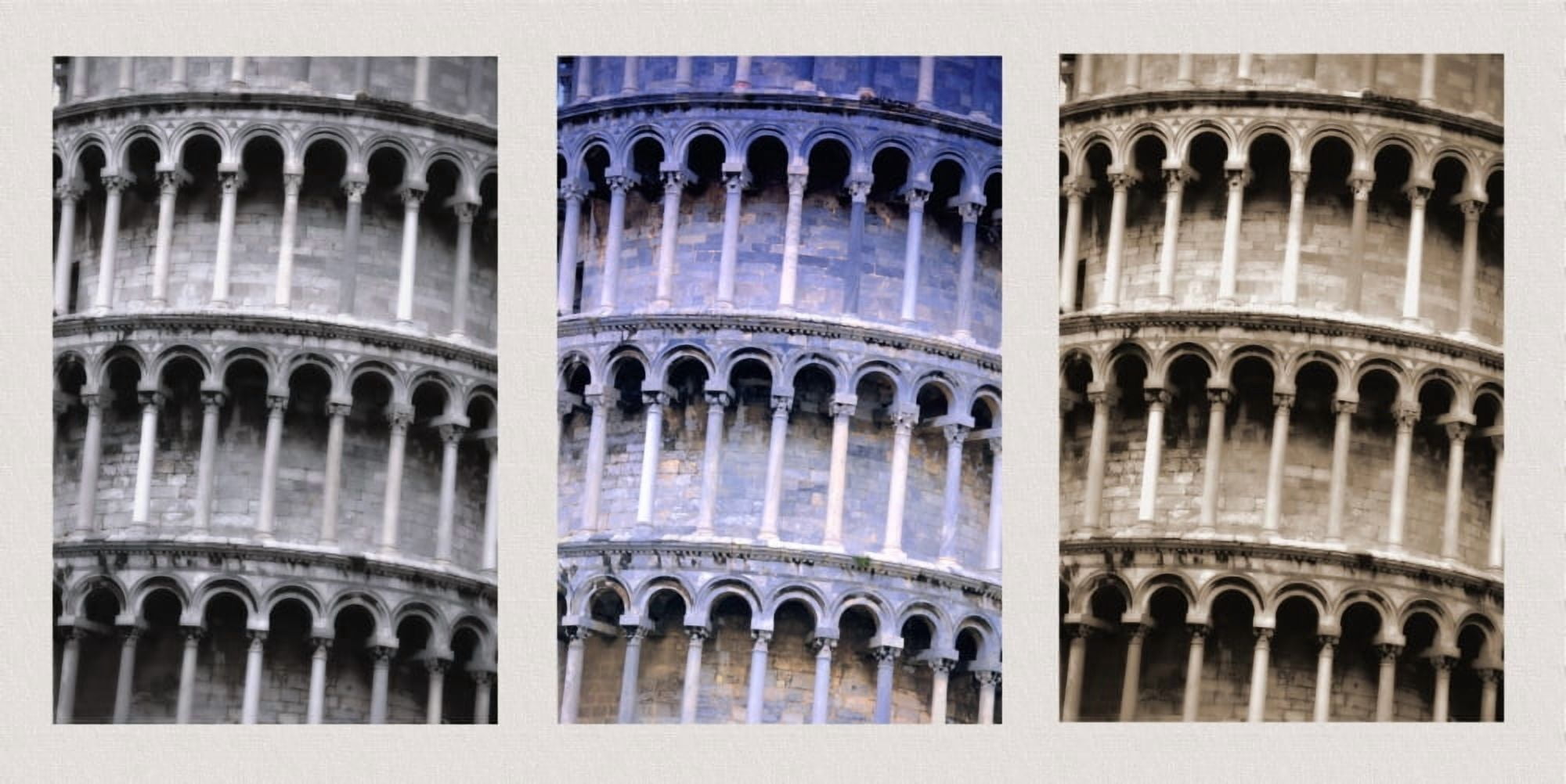Leaning Tower Of Pisa Tuscany Italy Canvas Art - Carson Ganci Design Pics (20 x 10)