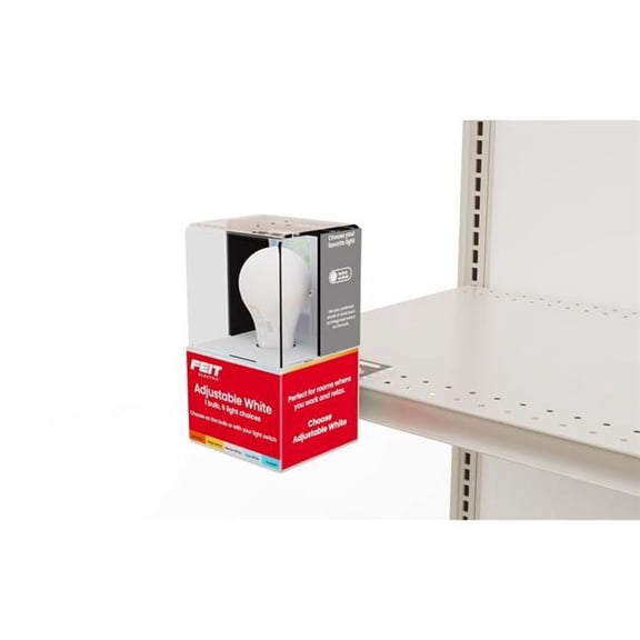 Leanpie 9114677 6.5 x 9.5 x 25 in. White Metal Display Box