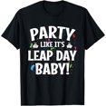 thumbnail image 1 of Leap Day Birthday - Party Leap Day Baby - Leap Year Birthday T-Shirt, 1 of 4