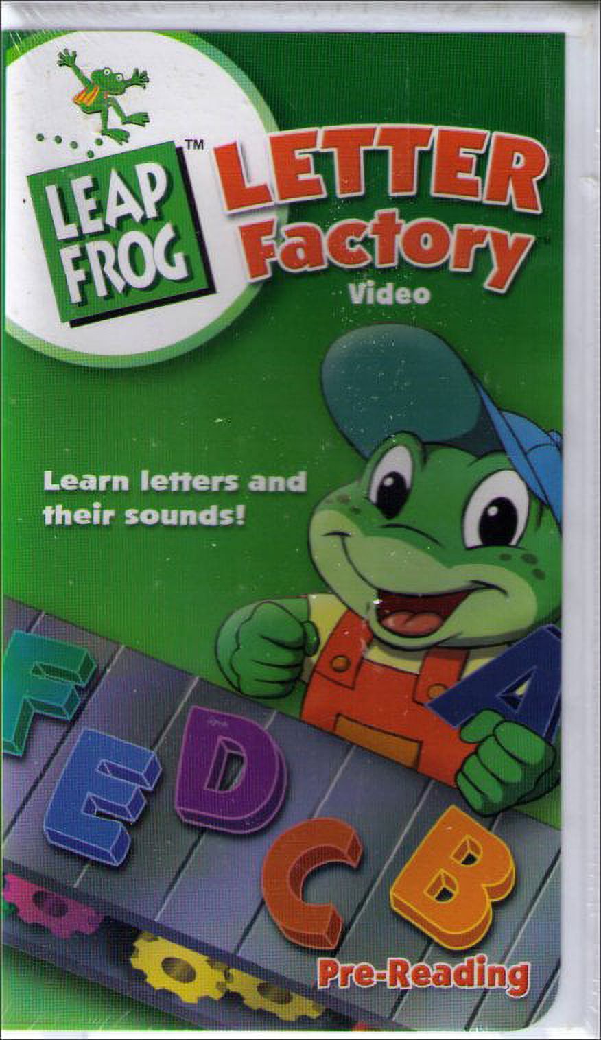 Leap Frog Letter Factory (2003) Vintage Kids Learning VHS Tape