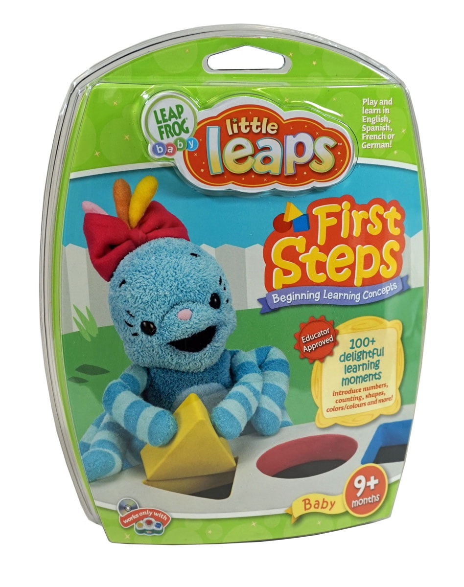 Leap Frog Little Leaps First Steps Software Beginning Learning Concepts Interactive Learning
