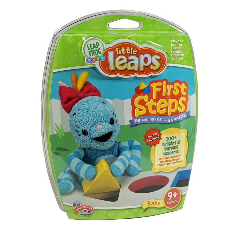 Leap Frog Little Leaps First Steps Software - Beginning Learning Concepts  Interactive Learning Disc 