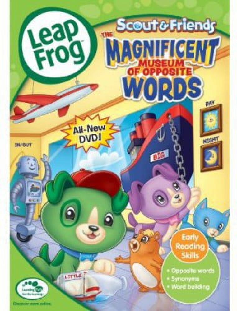 Leap Frog: Scout & Friends: The Magnificent Museum of Opposite Words (DVD), Lions Gate, Kids & Family - image 1 of 2