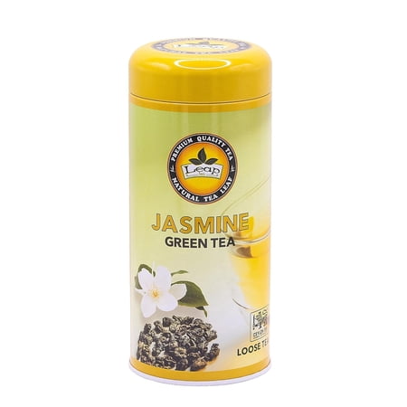 Leap Tea Jasmine Green Tea, Premium Loose Leaf Green Tea from Sri Lanka, 5 oz