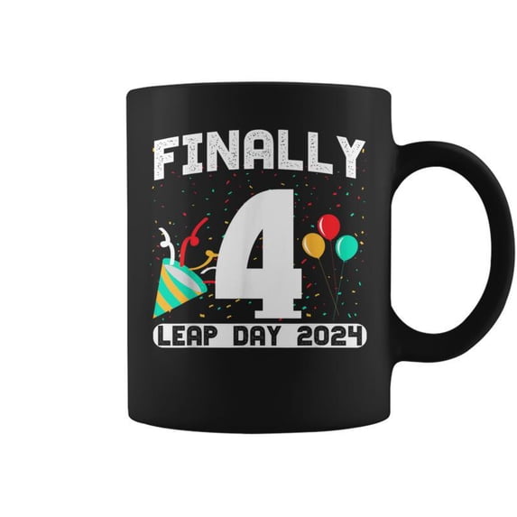 Leap Year Finally 4 Years Old Leap Day 2024 Birthday Party C - Walmart.com